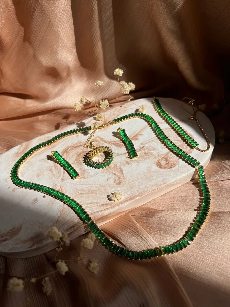 Parures émeraude 💚