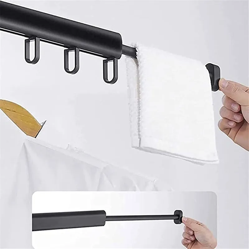 Thumbnail for Séchoir à Linge Rétractable pour Gagner de L’espace – علاقة ملابس لتوفير المساحة