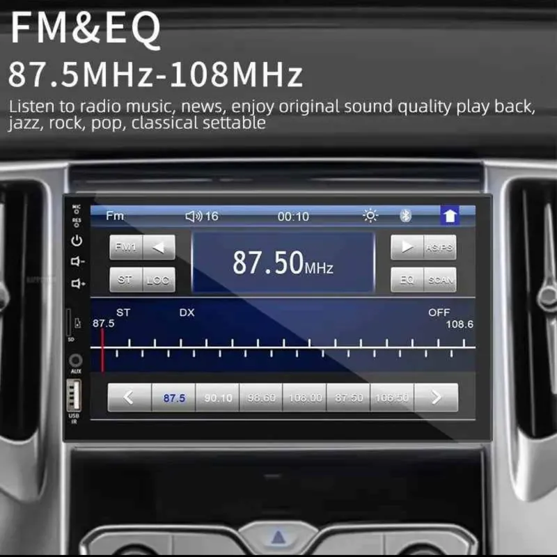 Thumbnail for DVD Mp5 7 pouces écran tactile. USB AUX . SD. BT. miroir link G-1001