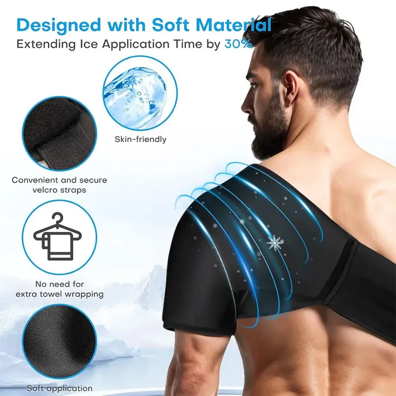 Pack coussinet d’épaule en gel chaud et froid pour soulager les douleurs